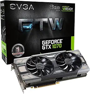 EVGA 08G-P4-6676-KR GTX 1070 FTW Gaming Graphics Card (Renewed) — main product image