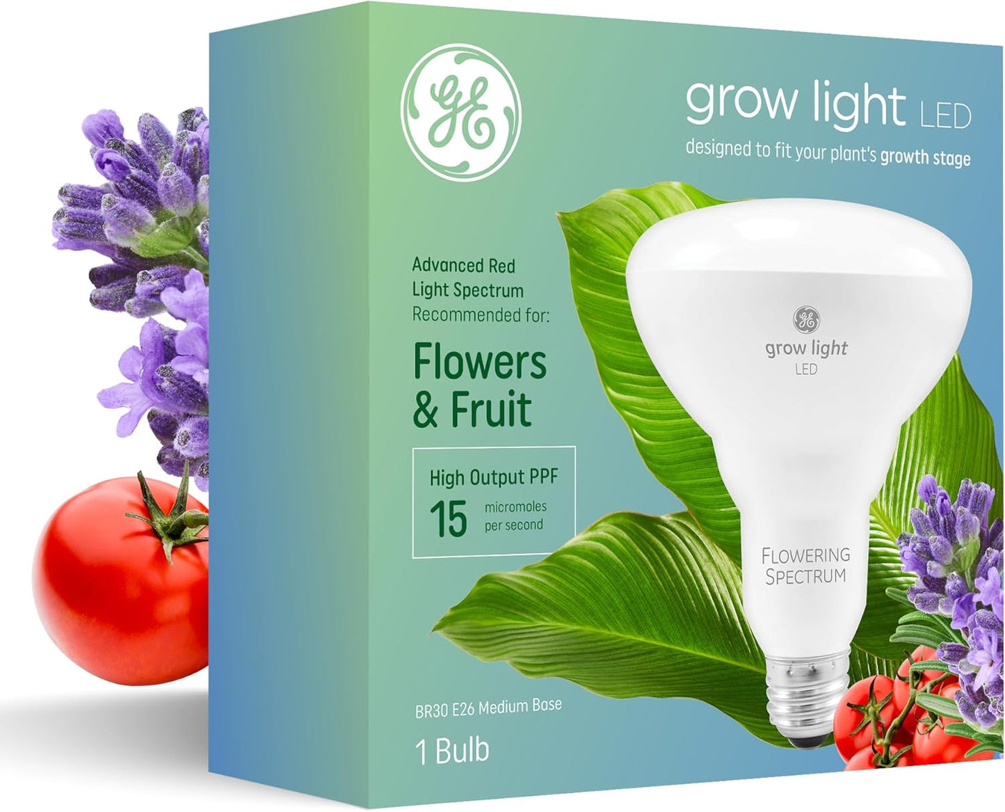 GE 93101231 BR30 LED Grow Light for Indoor Plants