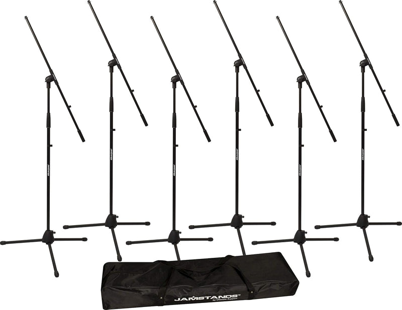 Ultimate Support JSMCFB6PK JamStands Tripod Mic Stand 6-Pack Bundle — main product image