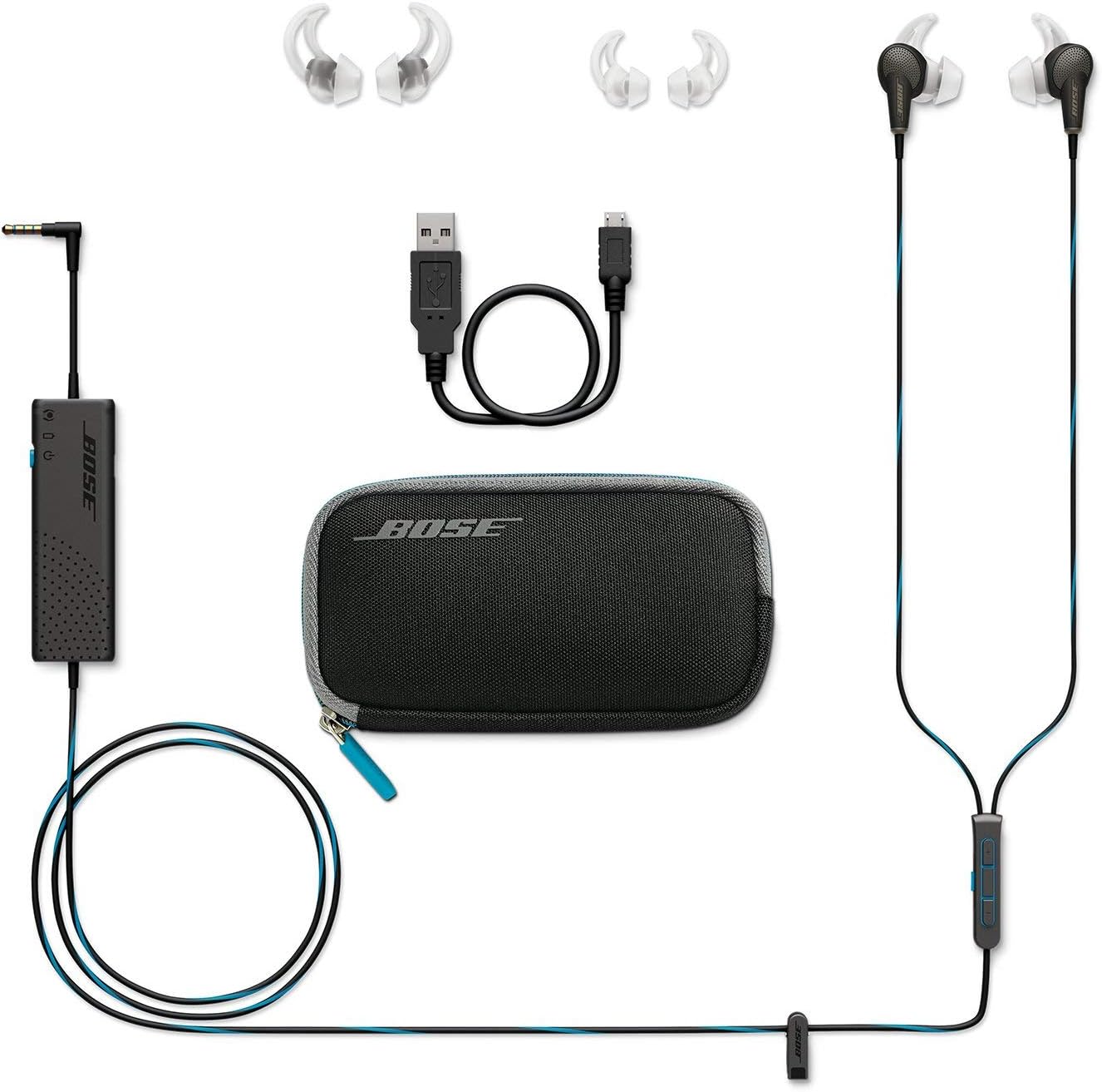 Bose 718840-0010-cr QuietComfort 20 Noise Cancelling Headphones Renewed