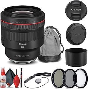 Canon 3450C002 RF 85mm f/1.2L USM DS Renewed Lens Kit