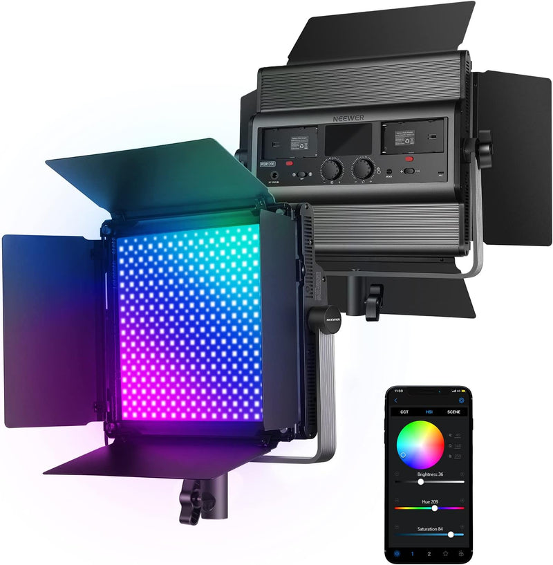 Neewer RGB1200 RGB LED Video Light Panel — main product image