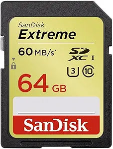 SanDisk SDSDXN-064G-FFP 64GB Extreme SDXC Memory Card — main product image