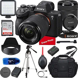 Sony ILCE-7M4K/B A7 IV Mirrorless Camera with 28-70mm Lens Bundle