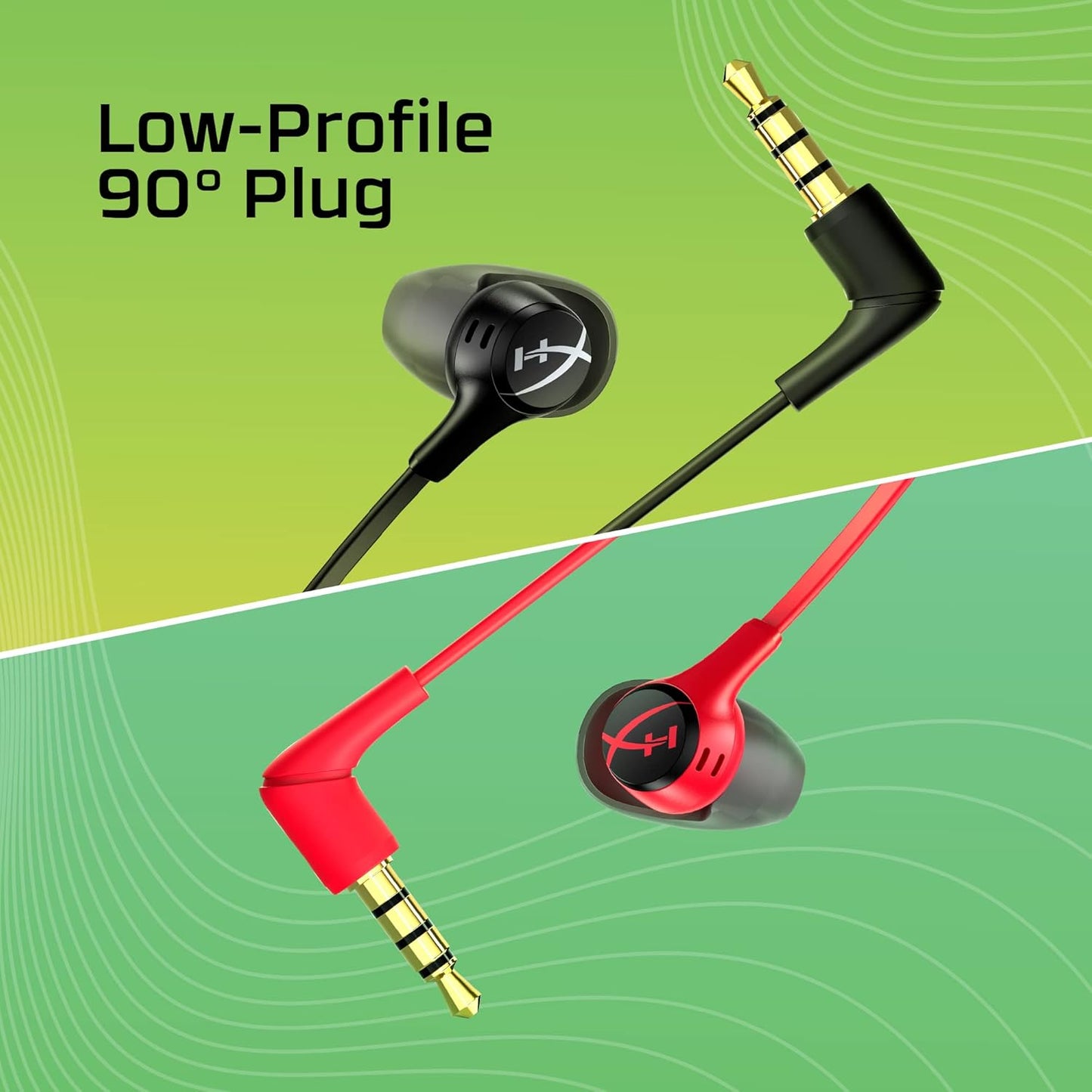 HyperX 705L8AA Cloud Earbuds II, Gaming and Mobile, Red
