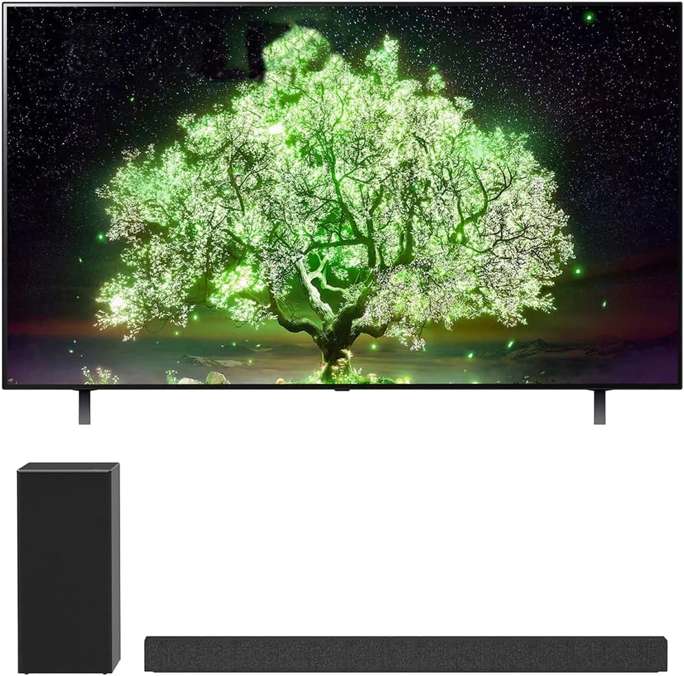 LG E54LGOLED48A1PUA 48" 4K OLED Smart TV Bundle