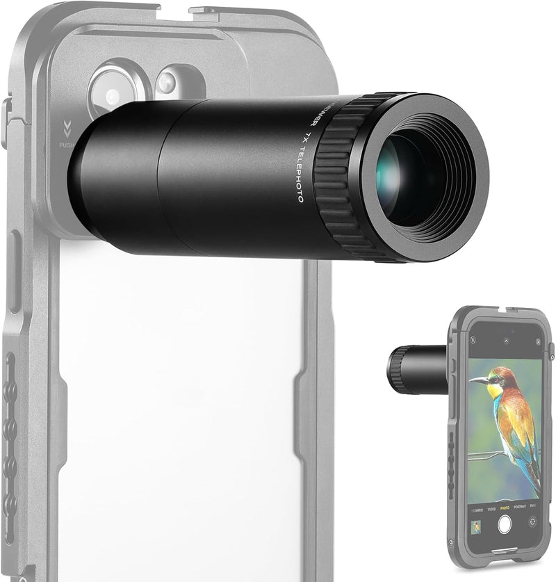 Neewer LS-36 7X Telephoto Lens for Phone Cage — main product image
