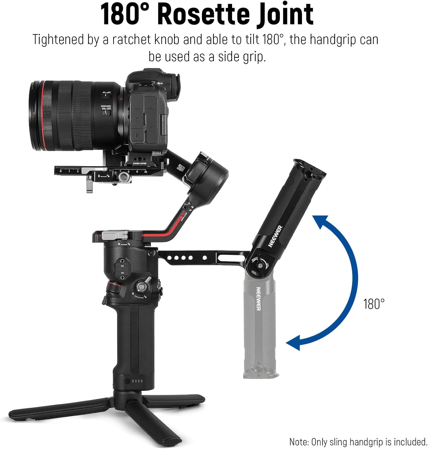 Neewer 10101298 Adjustable Sling Handle Grip - Gimbal Stabilizer