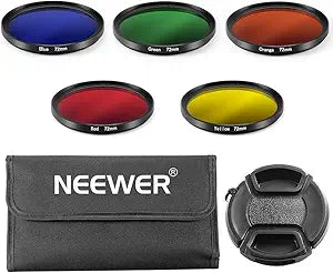 Neewer 10093150 72mm Full Color Lens Filter Set