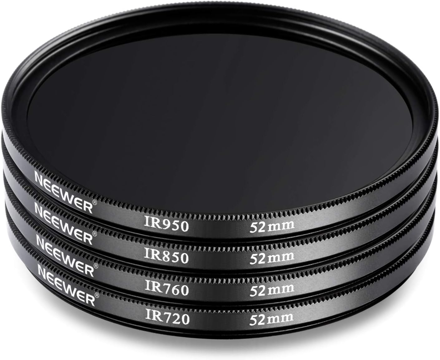 Neewer IR 52MM Infrared Filter Set IR720, IR760, IR850, IR950