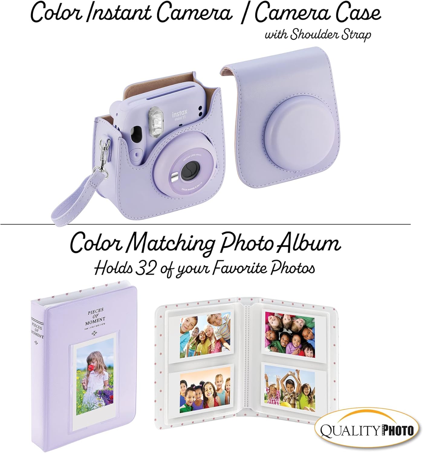 Fujifilm Mini 11 Lilac Purple Instant Camera Bundle