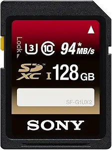 Sony SFG1UX2/TQ 128GB UHS-I SDXC Memory Card
