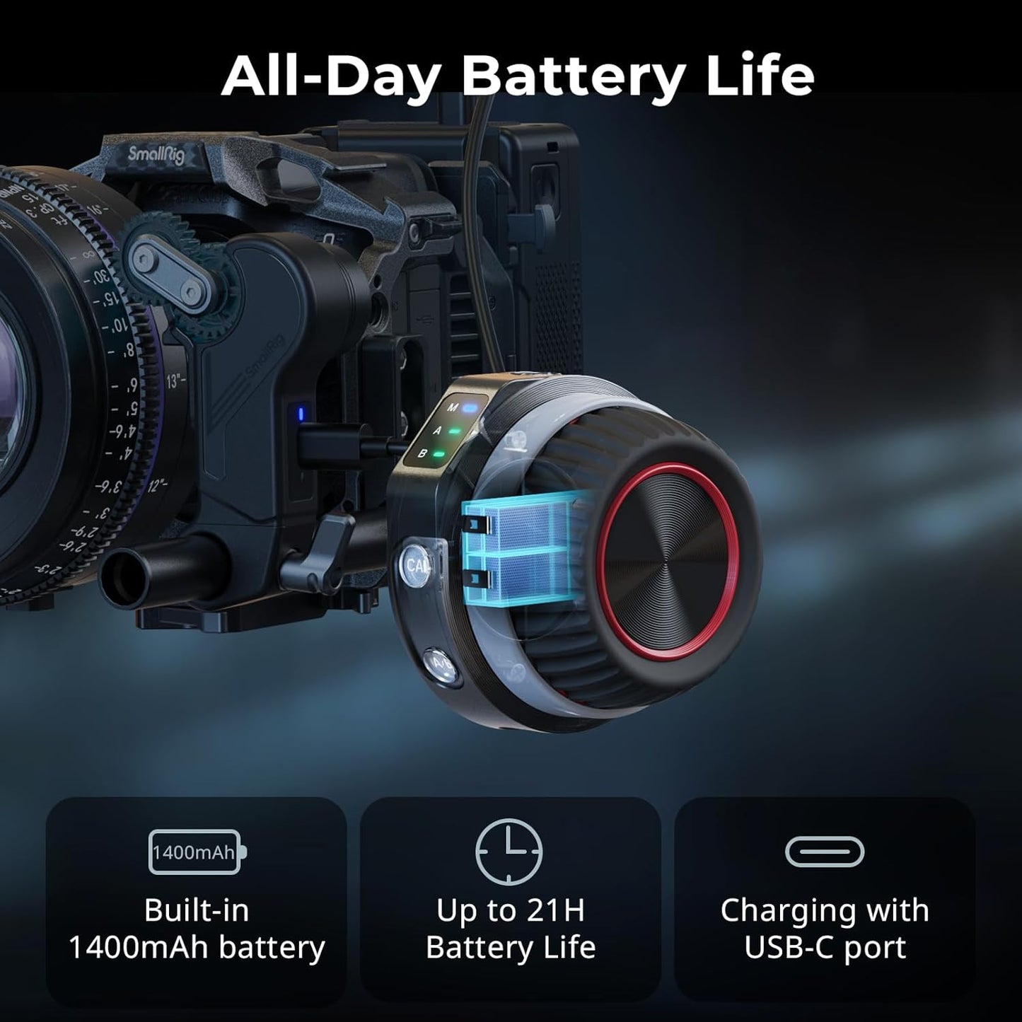 SmallRig 4295 Wireless Handwheel Controller (Lite) for DSLR