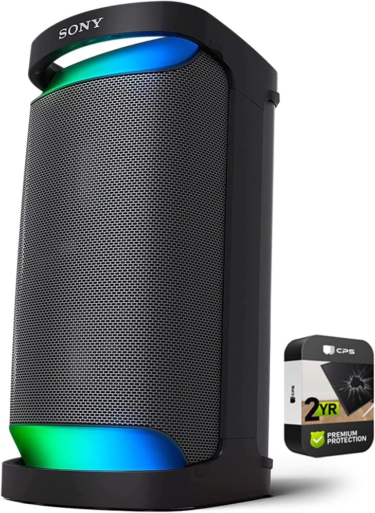 Sony CRTE99SNSRSXP500 X-Series Bluetooth Karaoke Speaker Bundle, Renewed