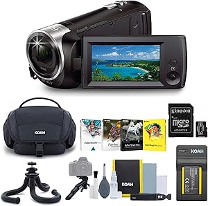 Sony CX405 Handycam 1080p Full HD Camcorder Bundle