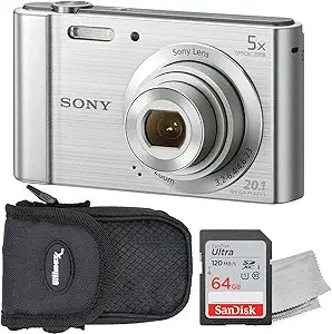 Sony SNYDSCW800SLVSB1 Cyber-Shot DSC-W800 64GB Bundle