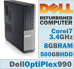 Dell OptiPlex 990 DT i7 Desktop 8GB 500GB HDD Windows 7