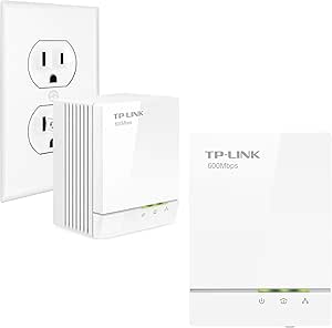 TP-Link TL-PA6010KIT AV600 Gigabit Powerline Adapter Kit