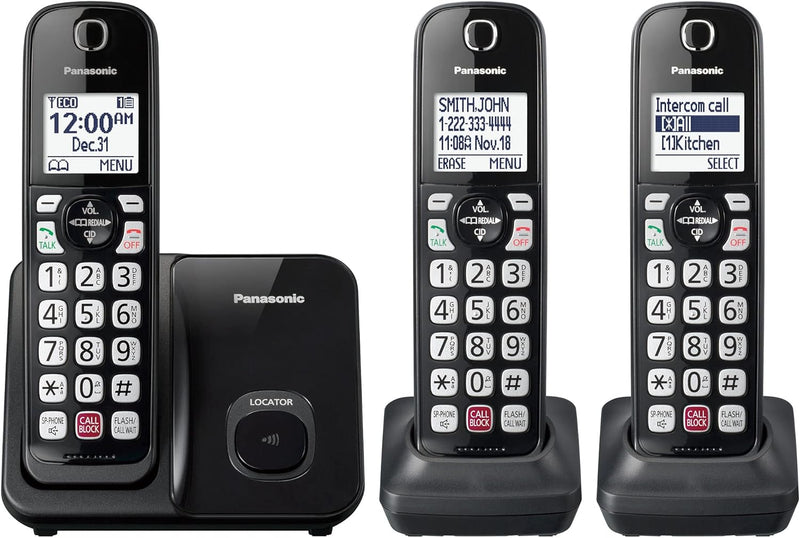 Panasonic KX-TGD813B Cordless Phone Advanced Call Block — main product image