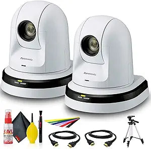 Panasonic AW-HE38HWPJ 22x Zoom PTZ Camera Bundle