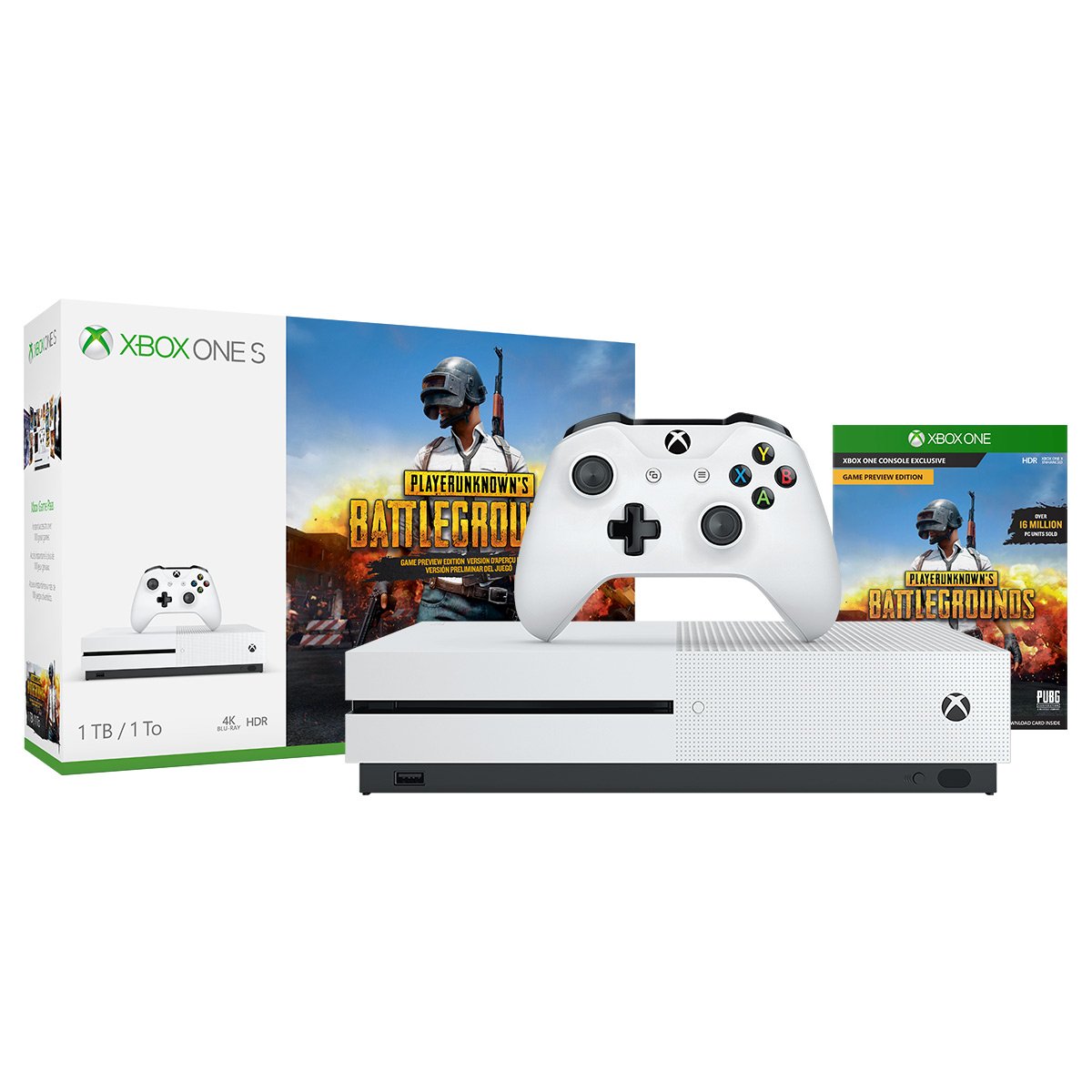 Microsoft 234-00301 Xbox One S 1TB PUBG Bundle Discontinued