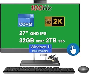 Lenovo Core i7 IdeaCentre AIO 27" Touch Desktop