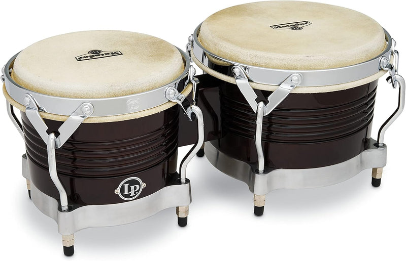 Latin Percussion M201 Matador Wood Bongos, Dark Brown — main product image