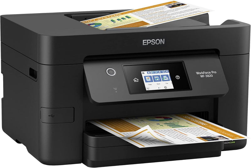 Epson WF-3820 Workforce Pro Wireless All-in-One Color Inkjet Printer — main product image