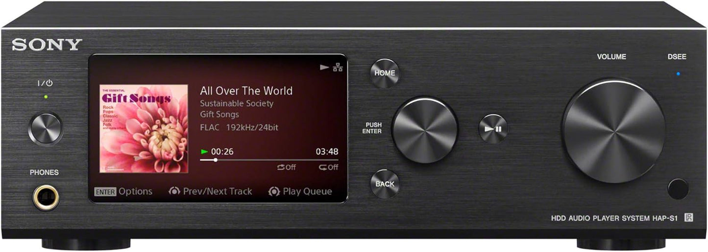 Sony HAPS1/B 500GB Hi-Res Audio Music Player