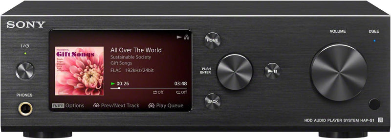 Sony HAPS1/B 500GB Hi-Res Audio Music Player — main product image