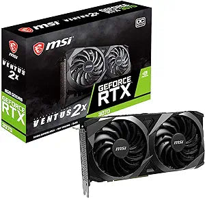 MSI GeForce RTX 3070 VENTUS 2X OC Gaming Graphics Card — main product image