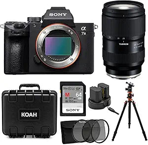 Sony ILCE7M3B a7RII Mirrorless Camera Bundle with Lens & Accessories