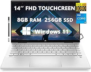 HP 14-dy2050wm FHD Touchscreen 2-in-1 Laptop Bundle — main product image