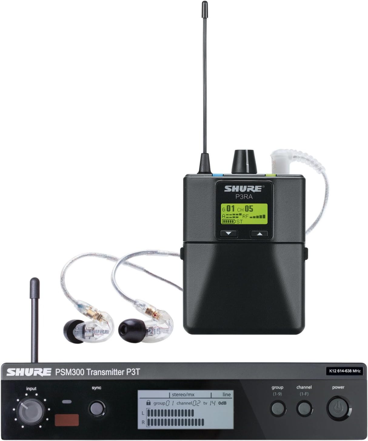 Shure P3TRA215CL-H20 PSM 300 Wireless In-Ear Monitor System