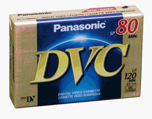 Panasonic AY-DVM80EJ MiniDV 80 Minute Cassette Tape