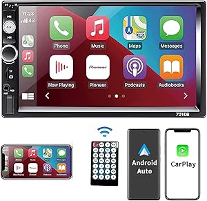SanDisk Double Din Car Stereo Apple Carplay Android Auto — main product image
