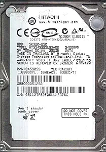 Hitachi HTS543225L9SA00 250GB SATA Hard Drive — main product image