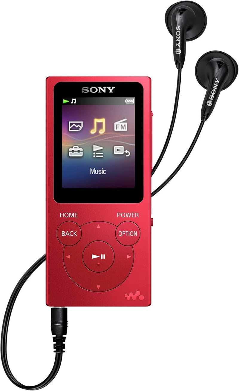Sony NWE394/R 8GB Walkman MP3 Player - Red — main product image