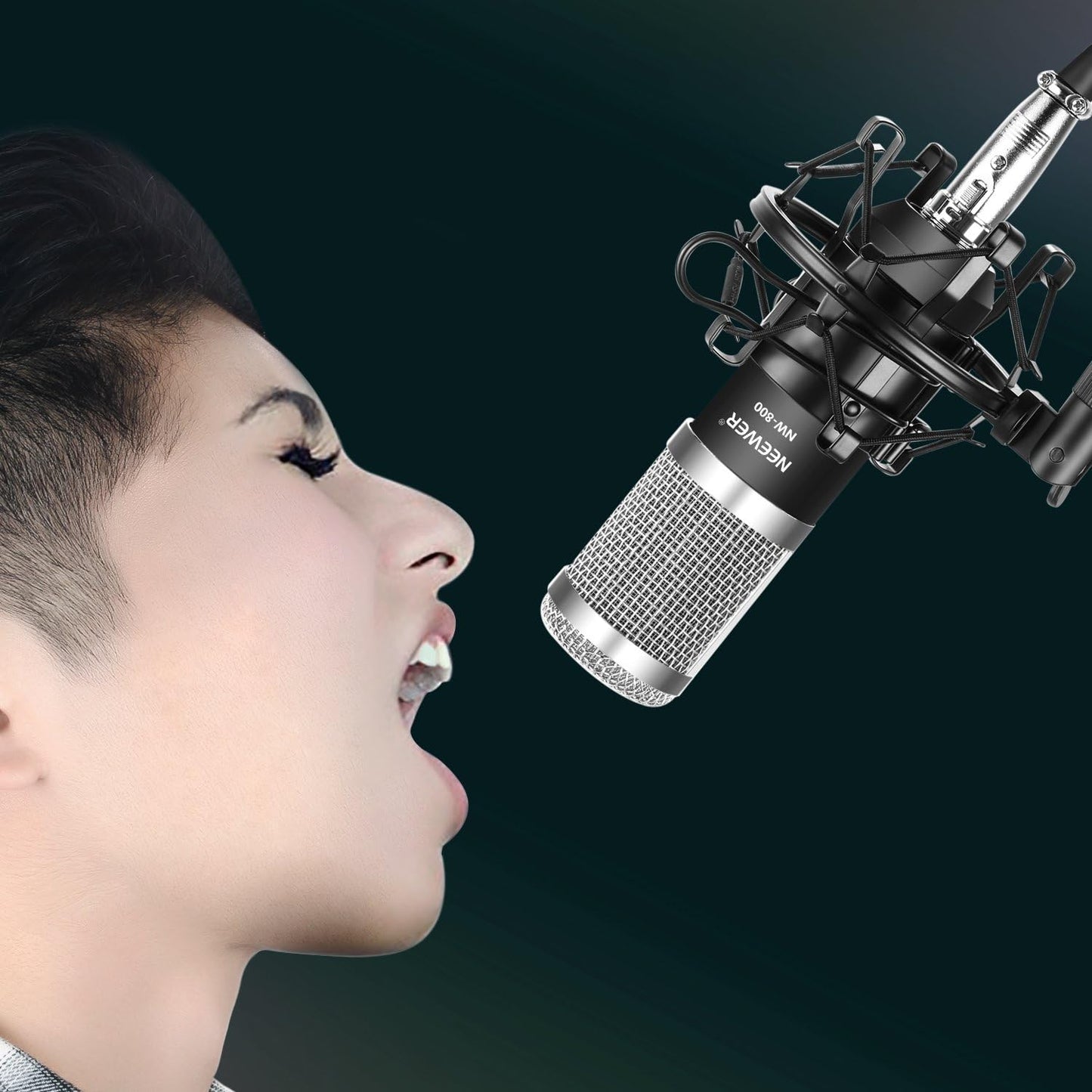 Neewer 40092174 Cardioid Studio Condenser Microphone Set