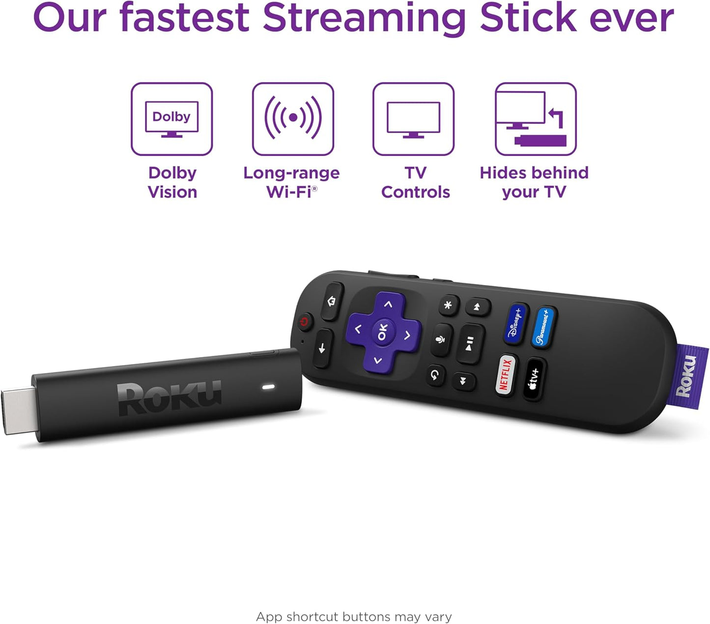Roku Roku_Streaming_Stick_4K Streaming Stick 4K - Portable & Powerful