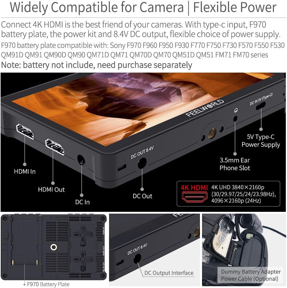 FEELWORLD SA-FW759 F5 Pro V4 Camera Field Monitor