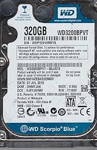 Western Digital WD3200BPVT-80JJ5T0 320GB SATA 2.5" HDD
