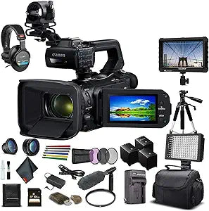 Canon XA55 UHD 4K Camcorder Professional Bundle (Renewed)