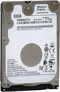 Western Digital WD5000LPCX-cr 500GB HDD - 2.5" SATA Mobile Drive (Renewed)