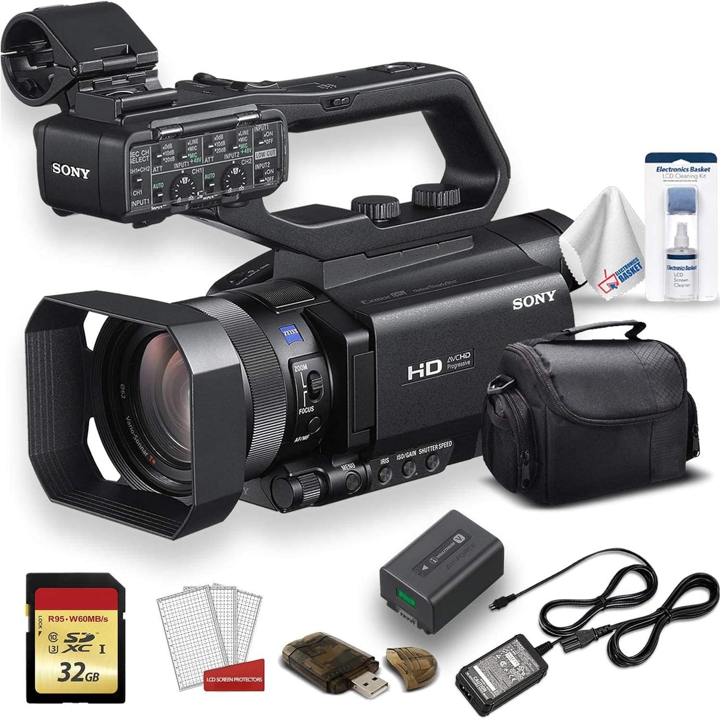 Sony HXR-MC88 Full HD Camcorder Starter Bundle (Renewed)