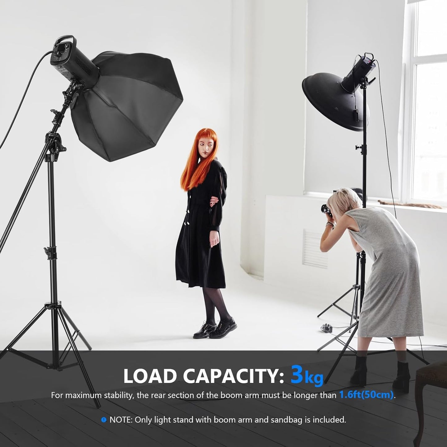 Neewer 10100517 Photography Light Stand with Boom