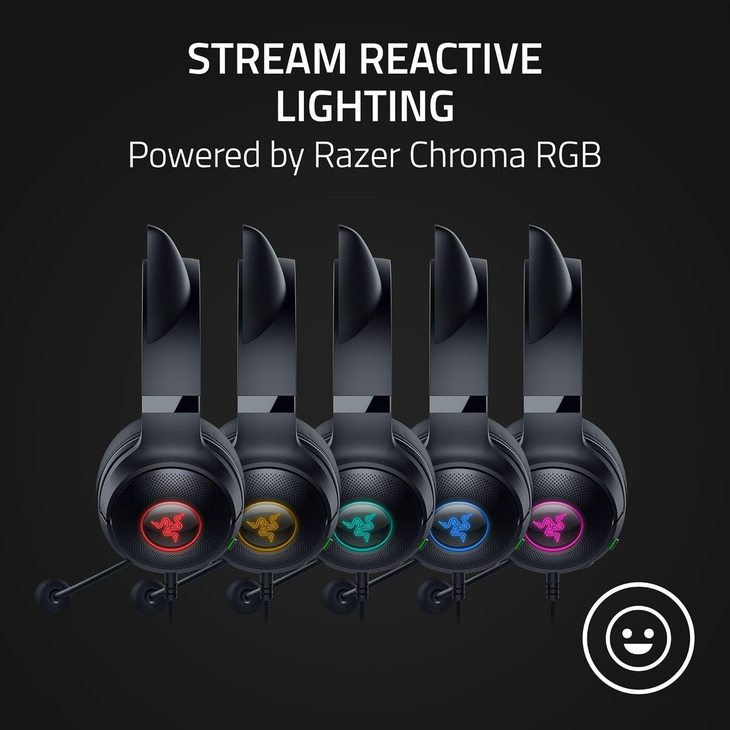 Razer RZ04-04730100-R3U1 Kraken Kitty V2 USB Wired RGB Headset