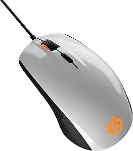 SteelSeries 62335 Rival 100 Optical Gaming Mouse - White