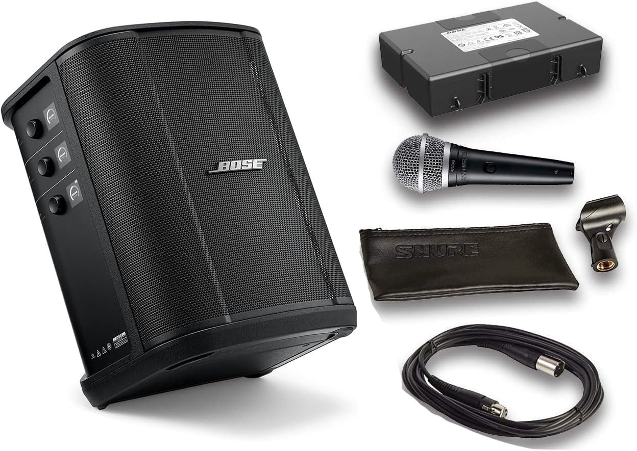 Bose S1 Pro Bluetooth Speaker System with Microphone Bundle