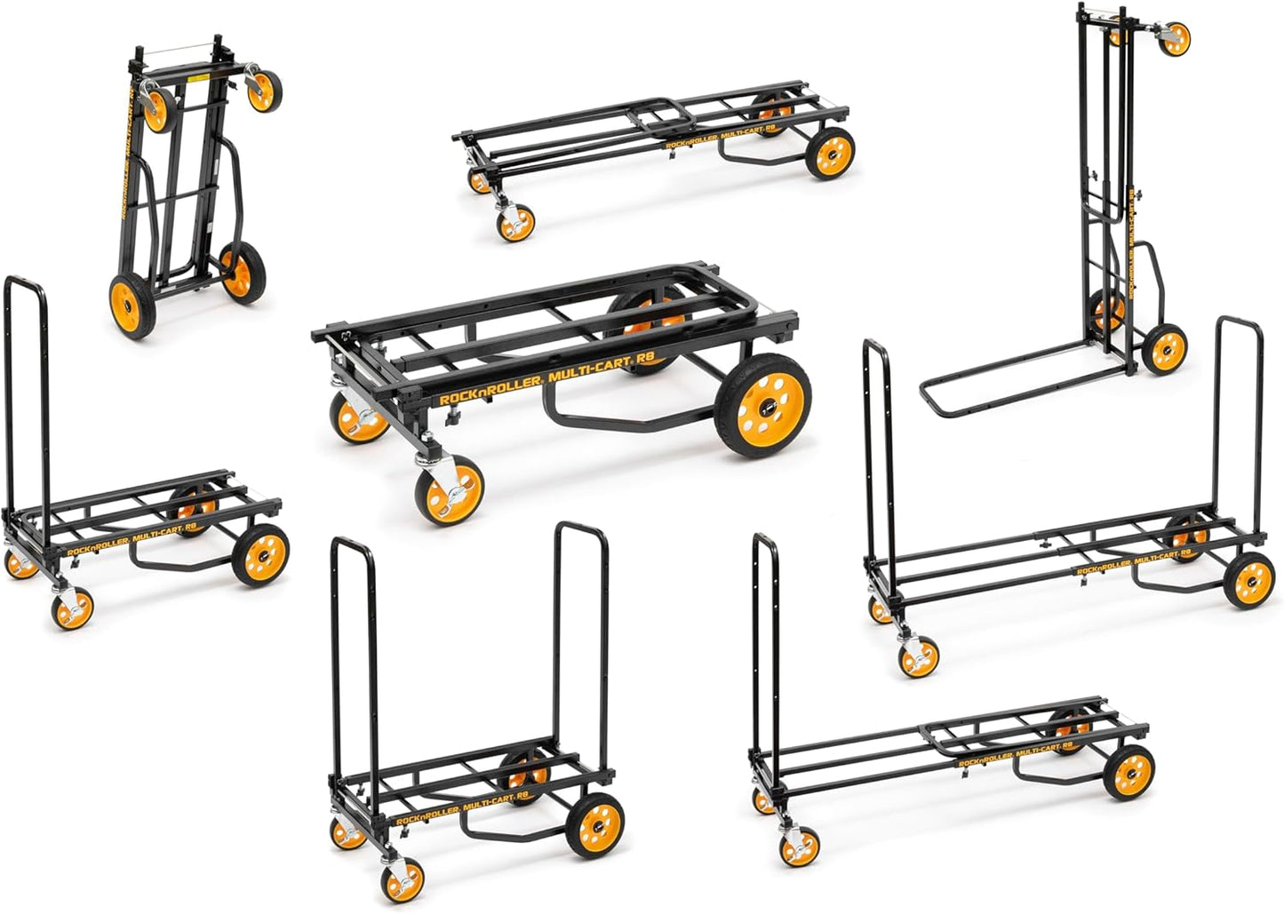 Rock-N-Roller R8RT 8-in-1 Multi-Cart - 500 lbs Capacity